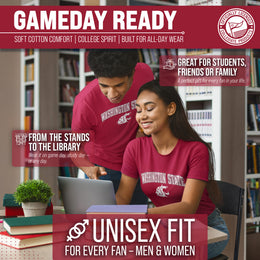 Washington State Cougars Gameday Cotton T-Shirt for Men and Women