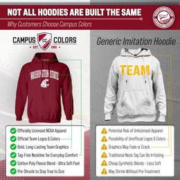 Washington State Cougars Arch & Logo Gameday Hoodie - Cardinal