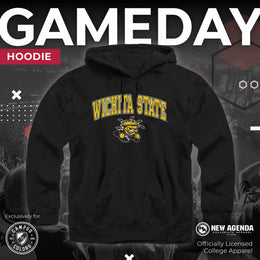 Wichita State Shockers Arch & Logo Gameday Hoodie - Black