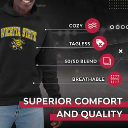 Wichita State Shockers Arch & Logo Gameday Hoodie - Black