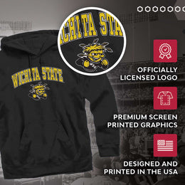 Wichita State Shockers Arch & Logo Gameday Hoodie - Black