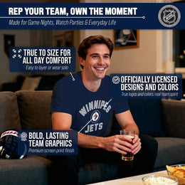 Winnipeg Jets NHL Gameday T-Shirt - Navy