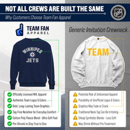 NFL Gameday Crewneck Sweatshirt, Cotton Fleece Pullover Men Women