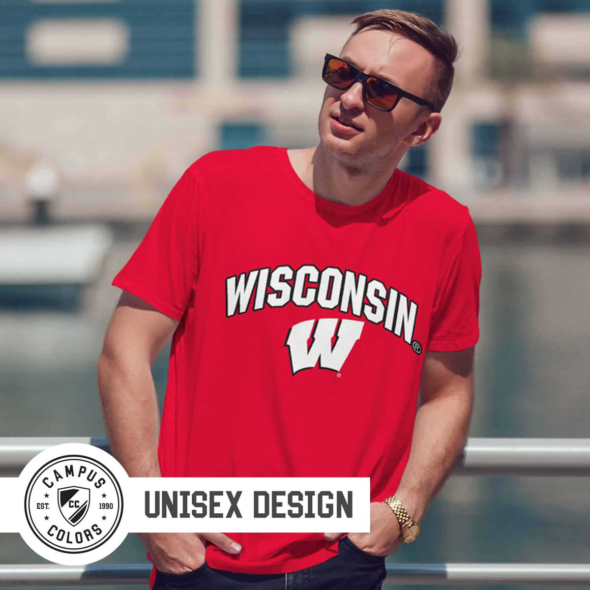 Wisconsin Badgers Gameday Cotton T-Shirt for Men and Women