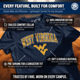 West Virginia Mountaineers Gameday Cotton T-Shirt for Men and Women