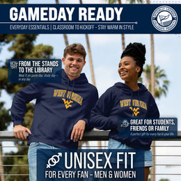 West Virginia Mountaineers Arch & Logo Gameday Hoodie - Navy