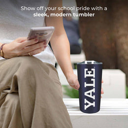 Yale Bulldogs Campus Colors  NCAA Tumbler - Navy