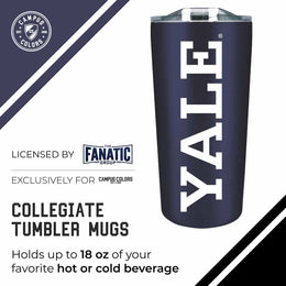 Yale Bulldogs Campus Colors  NCAA Tumbler - Navy