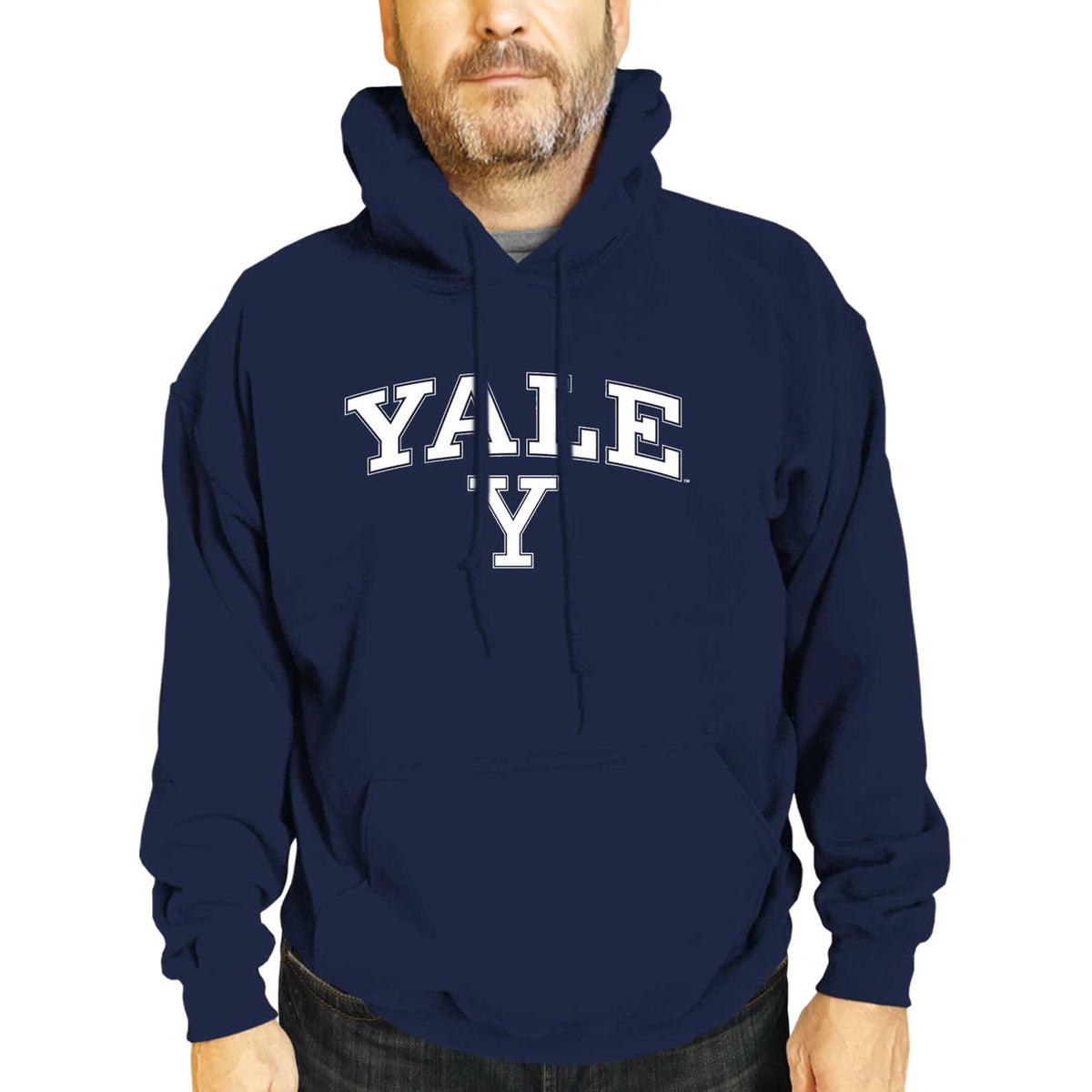 Yale Bulldogs Arch & Logo Gameday Hoodie - Navy