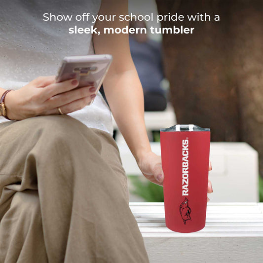 Arkansas Razorbacks Campus Colors  NCAA Tumbler - Cardinal