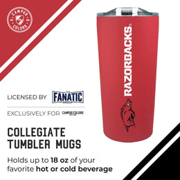 Arkansas Razorbacks Campus Colors  NCAA Tumbler - Cardinal