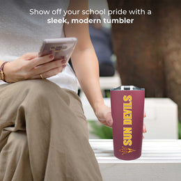 Arizona State Sun Devils Campus Colors  NCAA Tumbler - Maroon