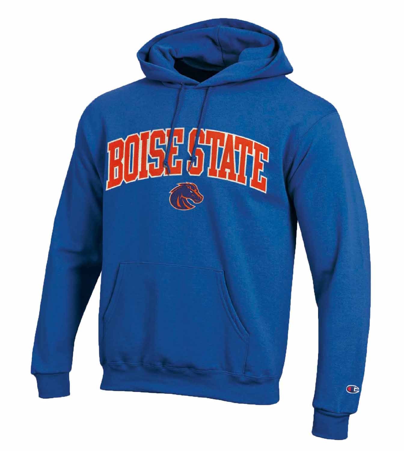 Boise State Broncos Champion Adult Tackle Twill Hooded Sweatshirt - Royal