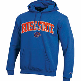 Boise State Broncos Champion Adult Tackle Twill Hooded Sweatshirt - Royal