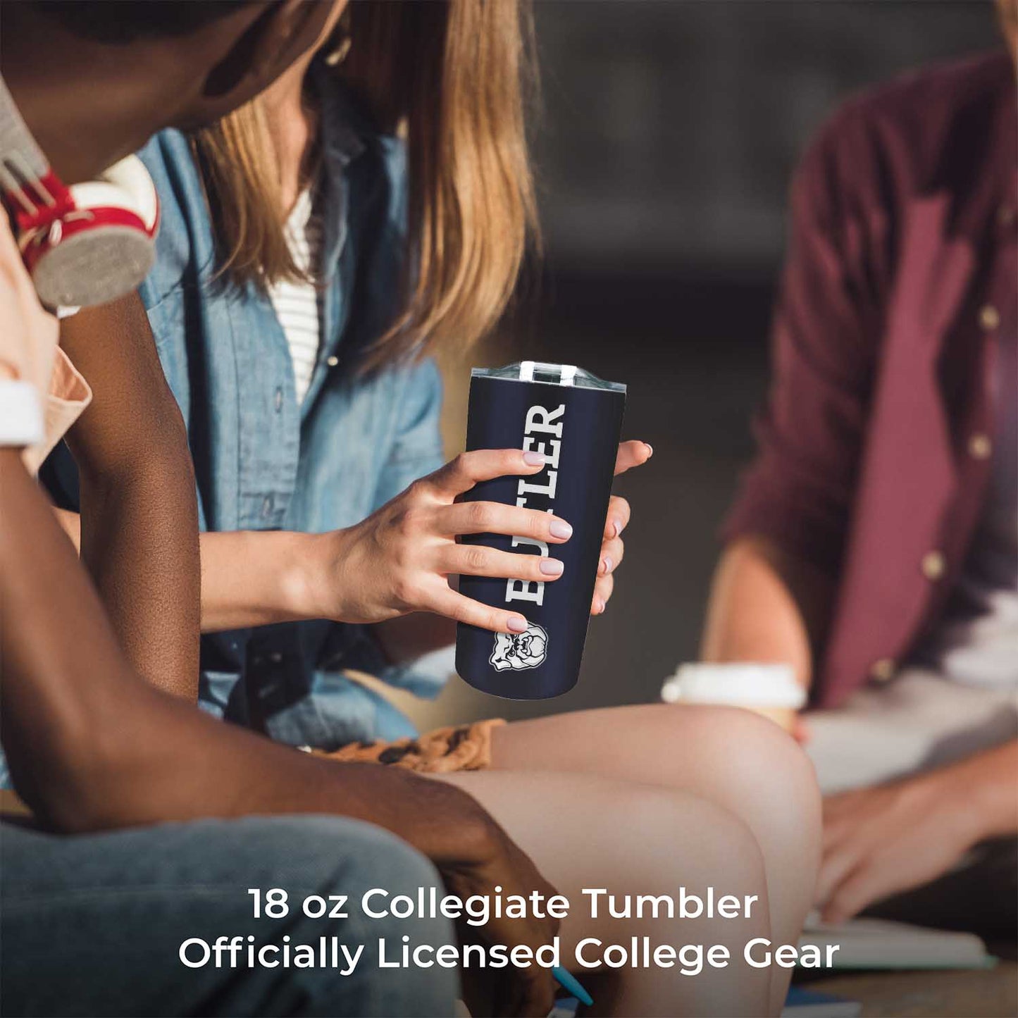 Butler Bulldogs Campus Colors  NCAA Tumbler - Navy