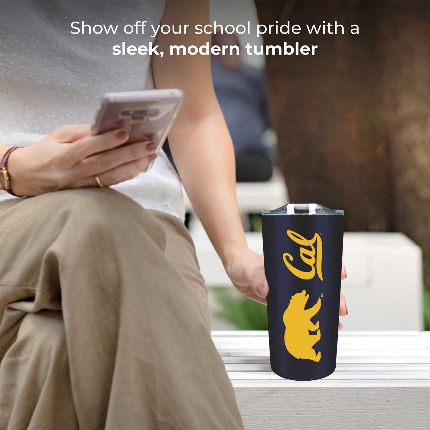 Cal Golden Bears Campus Colors  NCAA Tumbler - Navy
