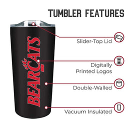 Cincinnati  Bearcats Campus Colors Cincinnati Bearcats NCAA Tumbler - Black