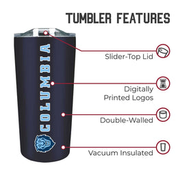 Columbia Lions Campus Colors  NCAA Tumbler - Navy