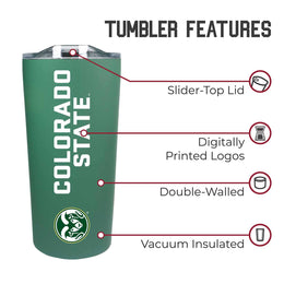 Colorado State Rams Campus Colors  NCAA Tumbler - Green