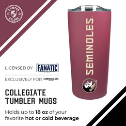 Florida State Seminoles Campus Colors  NCAA Tumbler - Maroon