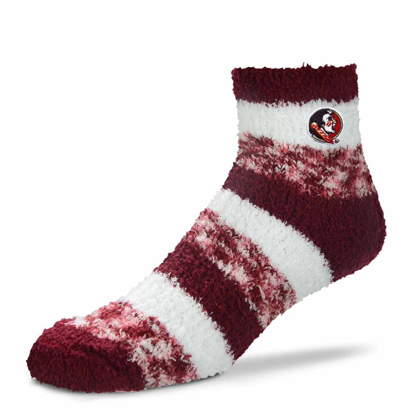 Florida State Seminoles Alabama Crimson Tide Striped Sleep Soft Socks  - Team Color