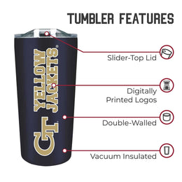 Georgia Tech Yellowjackets Campus Colors  NCAA Tumbler - Navy