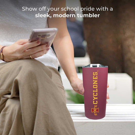 Iowa State Cyclones Campus Colors  NCAA Tumbler - Maroon