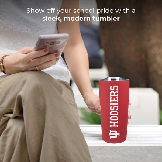 Indiana Hoosiers Campus Colors  NCAA Tumbler - Crimson