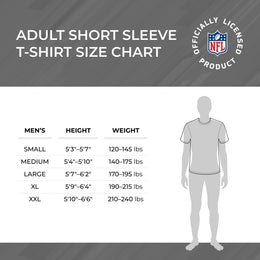 Baltimore Ravens NFL Adult Team Block Tagless T-Shirt - Charcoal