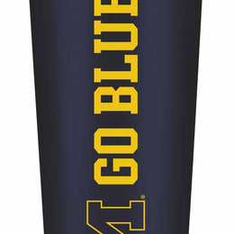 Michigan Wolverines Campus Colors  NCAA Tumbler - Navy