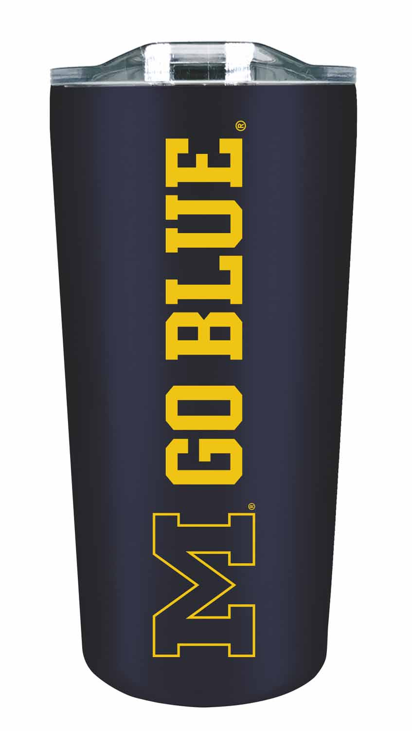 Michigan Wolverines Campus Colors  NCAA Tumbler - Navy