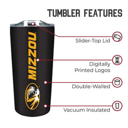 Missouri Tigers Campus Colors  NCAA Tumbler - Black