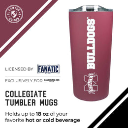 Mississippi State Bulldogs Campus Colors  NCAA Tumbler - Maroon