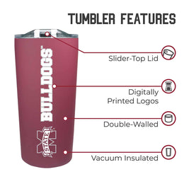 Mississippi State Bulldogs Campus Colors  NCAA Tumbler - Maroon
