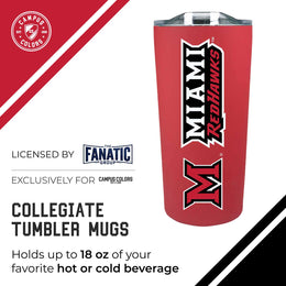 Miami Redhawks Campus Colors  NCAA Tumbler - Red
