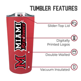 Miami Redhawks Campus Colors  NCAA Tumbler - Red