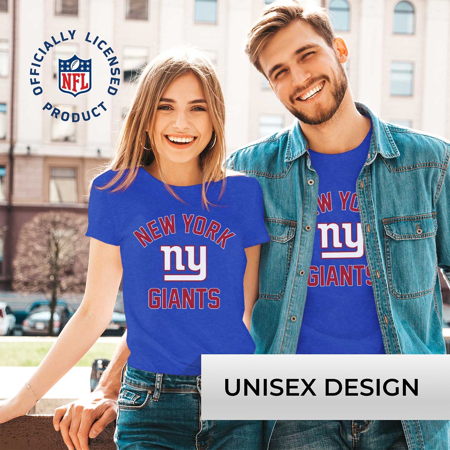 New York Giants NFL Adult Gameday T-Shirt - Royal (XX-Large)