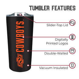 Oklahoma State Cowboys Campus Colors  NCAA Tumbler - Black