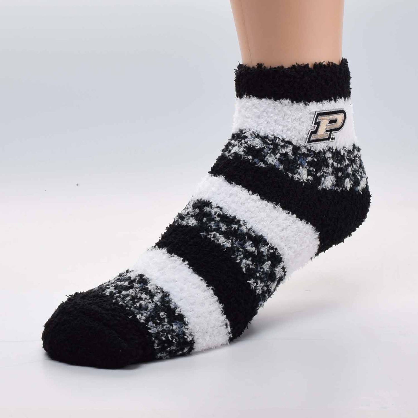 Purdue Boilermakers Alabama Crimson Tide Striped Sleep Soft Socks  - Team Color
