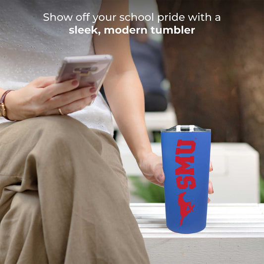 SMU Mustangs Campus Colors  NCAA Tumbler - Royal