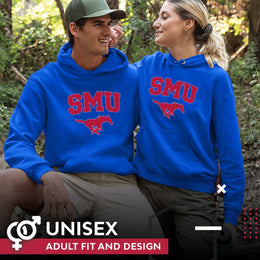 SMU Mustangs Campus Colors  Arch & Logo Gameday Hoodie - Royal