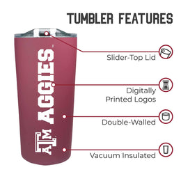 Texas A&M Aggies Campus Colors  NCAA Tumbler - Maroon