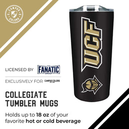 Central Florida Knights Campus Colors  NCAA Tumbler - Black