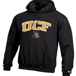 Central Florida Knights Champion Adult Tackle Twill Hooded Sweatshirt - Black