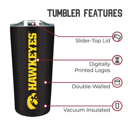 Iowa Hawkeyes Campus Colors  NCAA Tumbler - Black