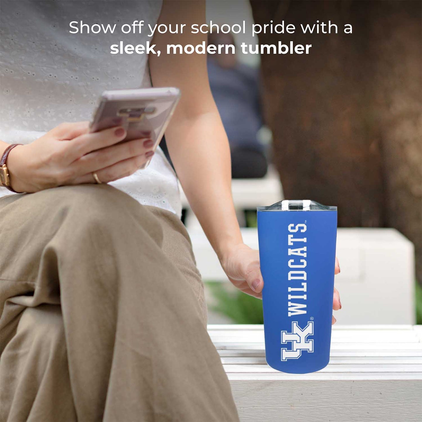 Kentucky Wildcats Campus Colors  NCAA Tumbler - Royal