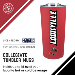 Louisville Cardinals Campus Colors  NCAA Tumbler - Red