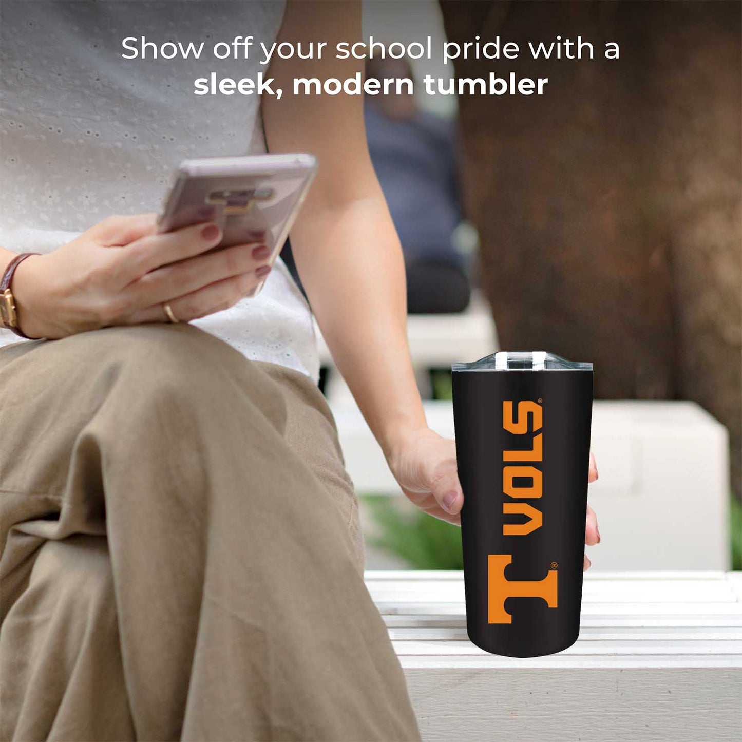Tennessee Volunteers Campus Colors  NCAA Tumbler - Black