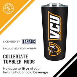 VCU Rams Campus Colors  NCAA Tumbler - Black