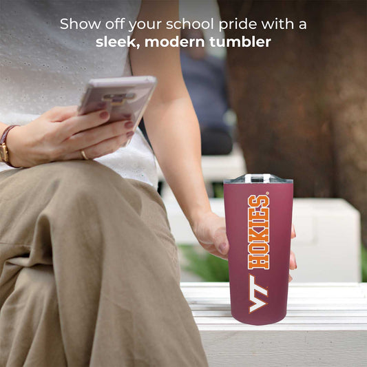 Virginia Tech Hokies Campus Colors  NCAA Tumbler - Maroon